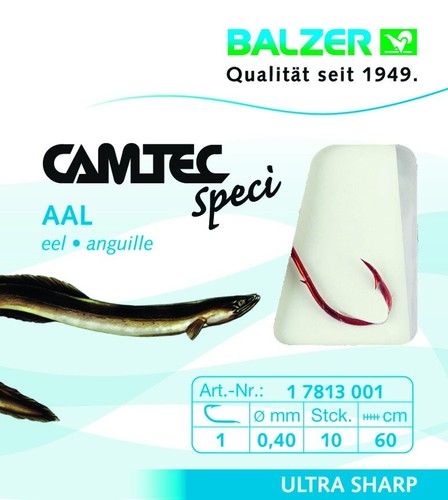 Balzer camtec 60cm aalhaken - camtec,