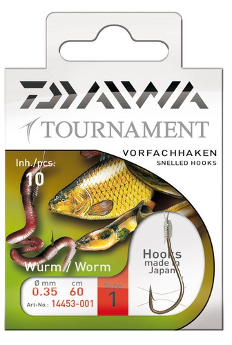 Daiwa tournament aalhaken - daiwa,