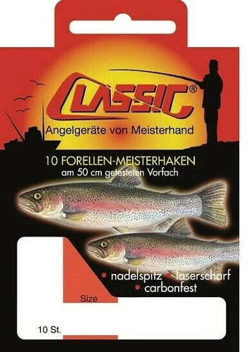 Angelhaken mit vorfach - mit, |